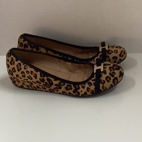 Vaneli Leopard Print Flats Brown and Black - Picture 5 of 6